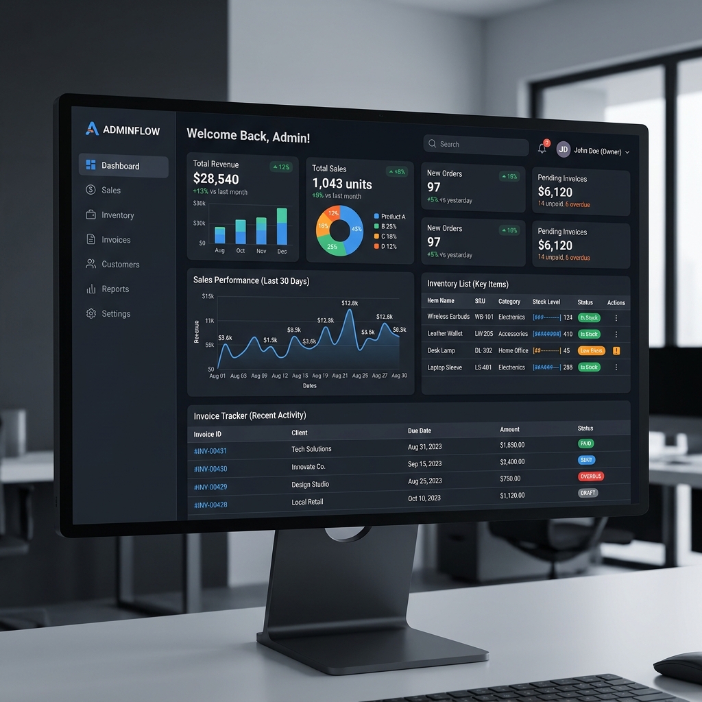 SMEPro enterprise suite screenshot